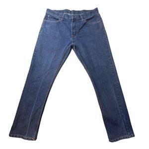 Old Navy Jeans Mens 36x32 (36x29) Blue Straight Leg Denim Dark Wash 100% Cotton